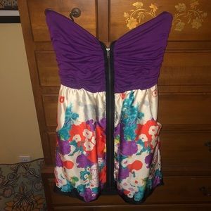 Zip-front Mini Dress